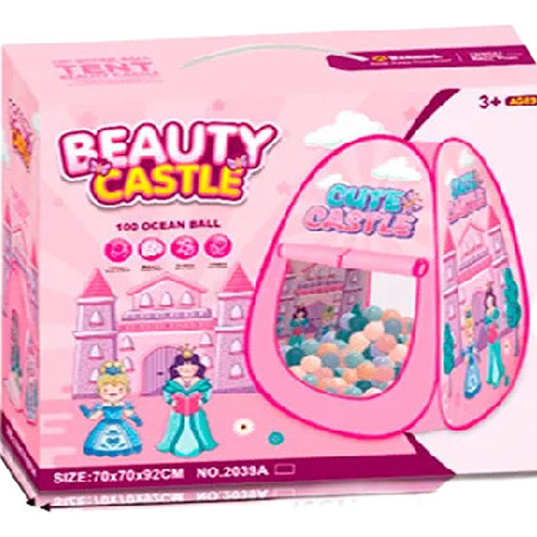 Carpa Infantil Piscina 100 Pelota Castillo Cute Juego Niños 2