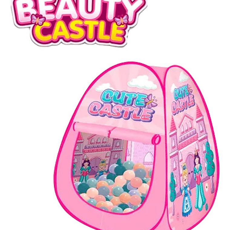Carpa Infantil Piscina 100 Pelota Castillo Cute Juego Niños 3