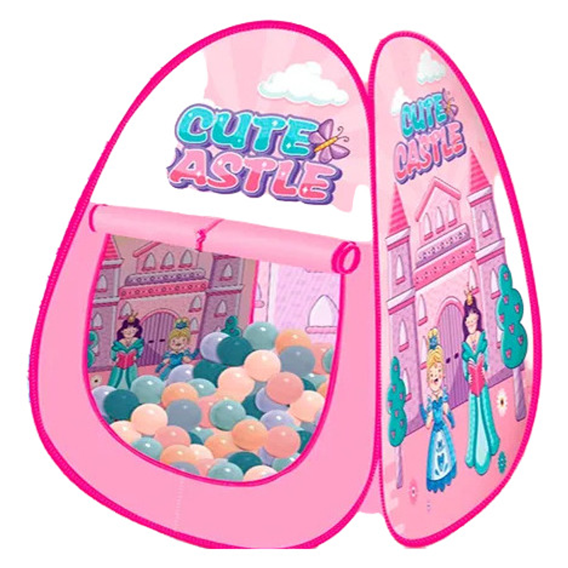 Carpa Infantil Piscina 100 Pelota Castillo Cute Juego Niños 4