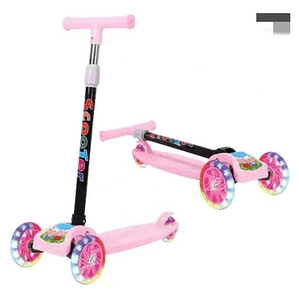 Scooter 3 Ruedas Luces Led - Monopatín Estable Y Divertido