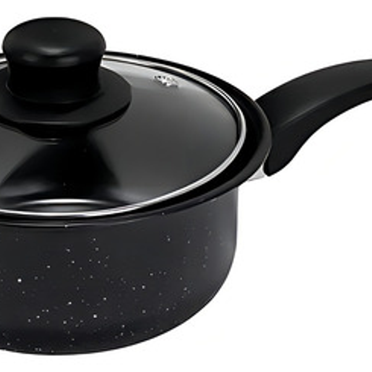 Set X 13 Piezas Batería Cocina Ollas Sartenes Antiadherentes Negro 3