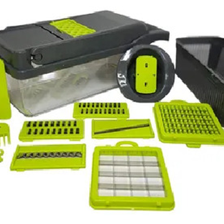 Mandolina Picador Cortador Rallador De Verduras 14 Piezas 5