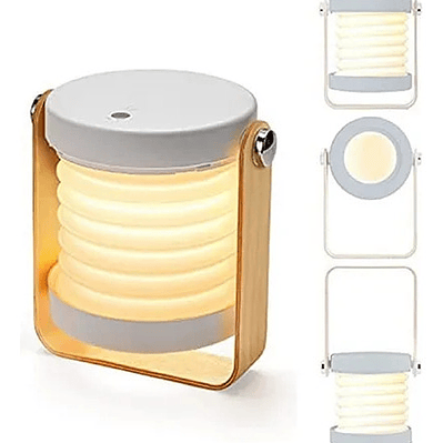 Luz Lectura Plegable Telescópica, Lámpara Linterna Colgante