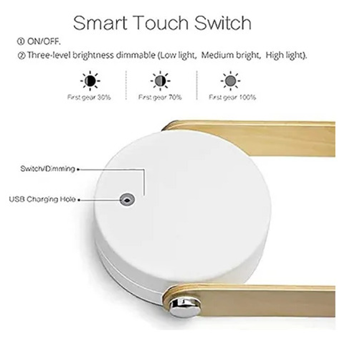 Luz Lectura Plegable Telescópica, Lámpara Linterna Colgante 4