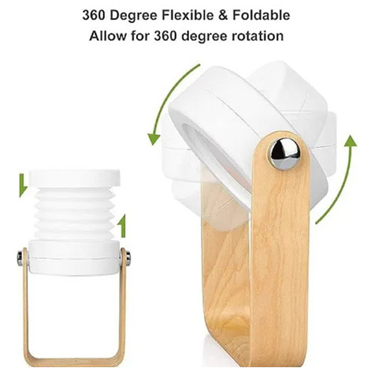 Luz Lectura Plegable Telescópica, Lámpara Linterna Colgante 6