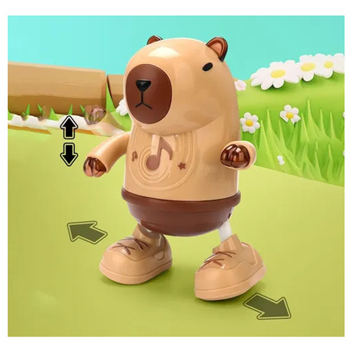 Capibara Bailarín Con Luces 3