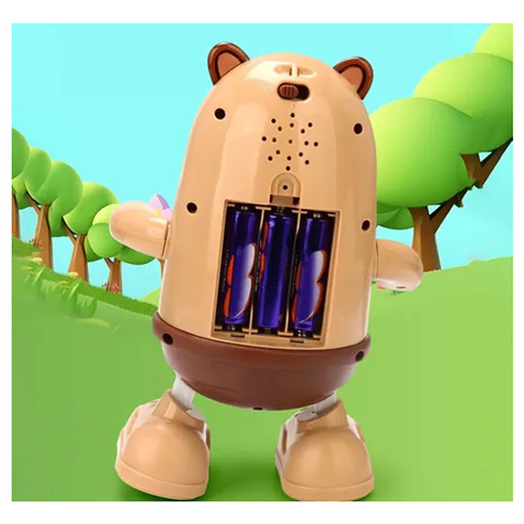 Capibara Bailarín Con Luces 4