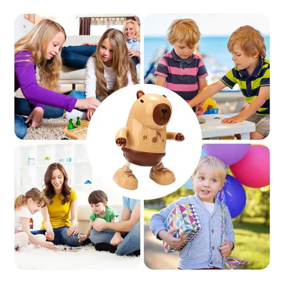 Capibara Bailarín Con Luces 5