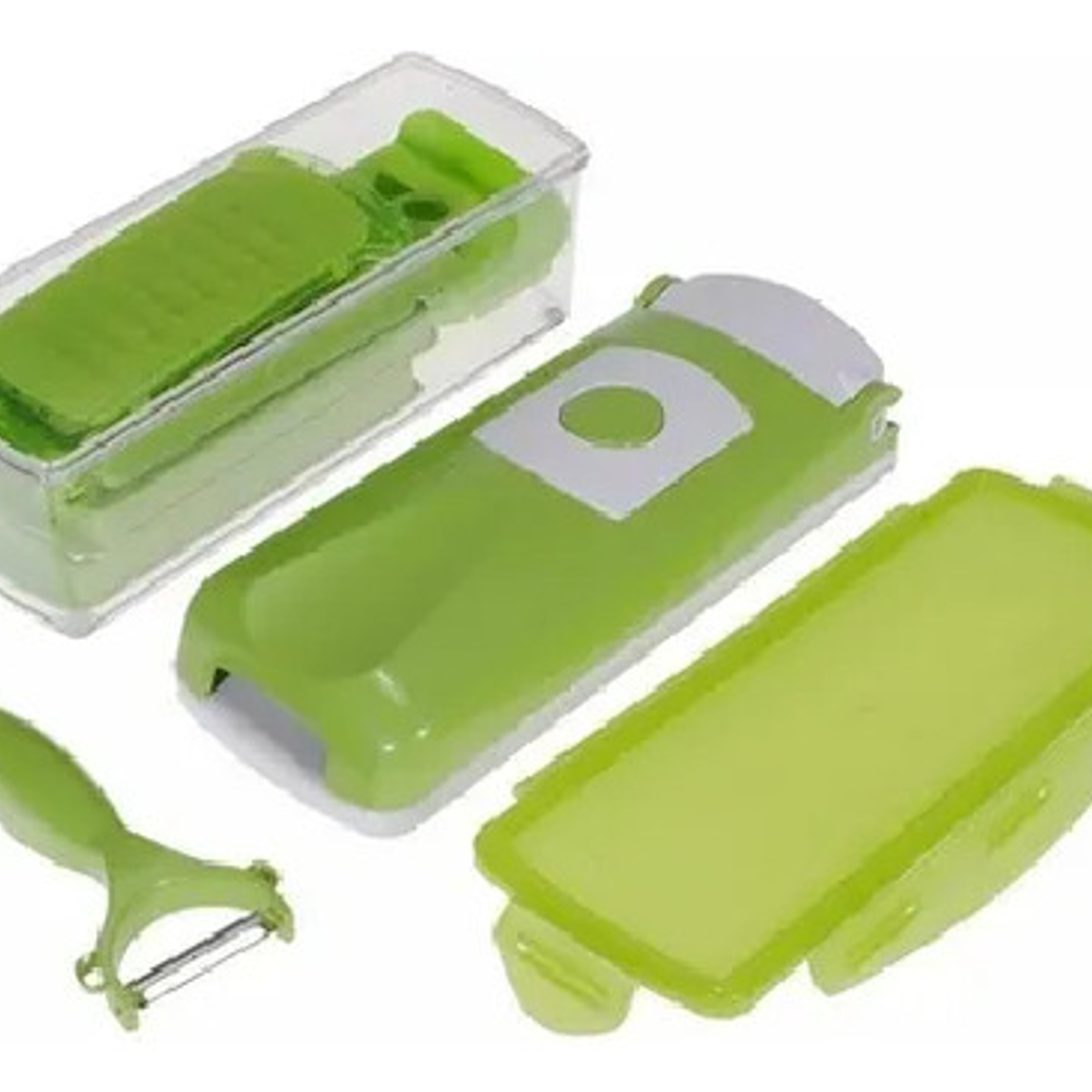 Rallador Picador Multiuso De Frutas Y Verduras 12 Pzs 3