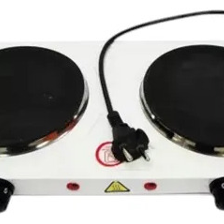 Cocina Encimera Eléctrica Portátil De 2 Platos Cocinilla 2