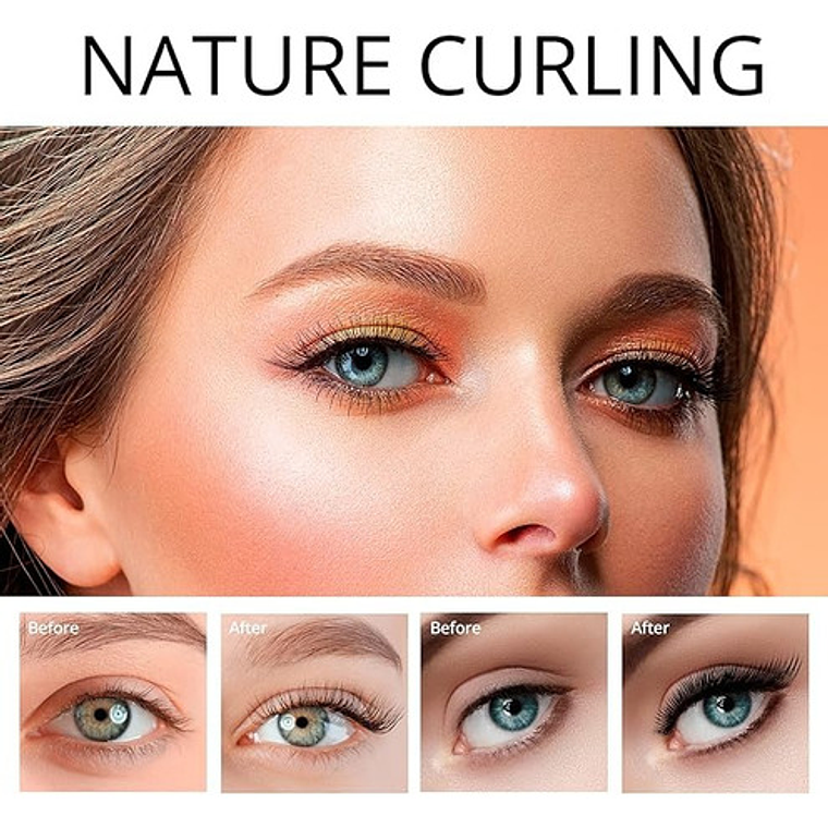 Rizador De Pestañas Eléctrico De Larga Duración Carga Usb Color Rosa 7