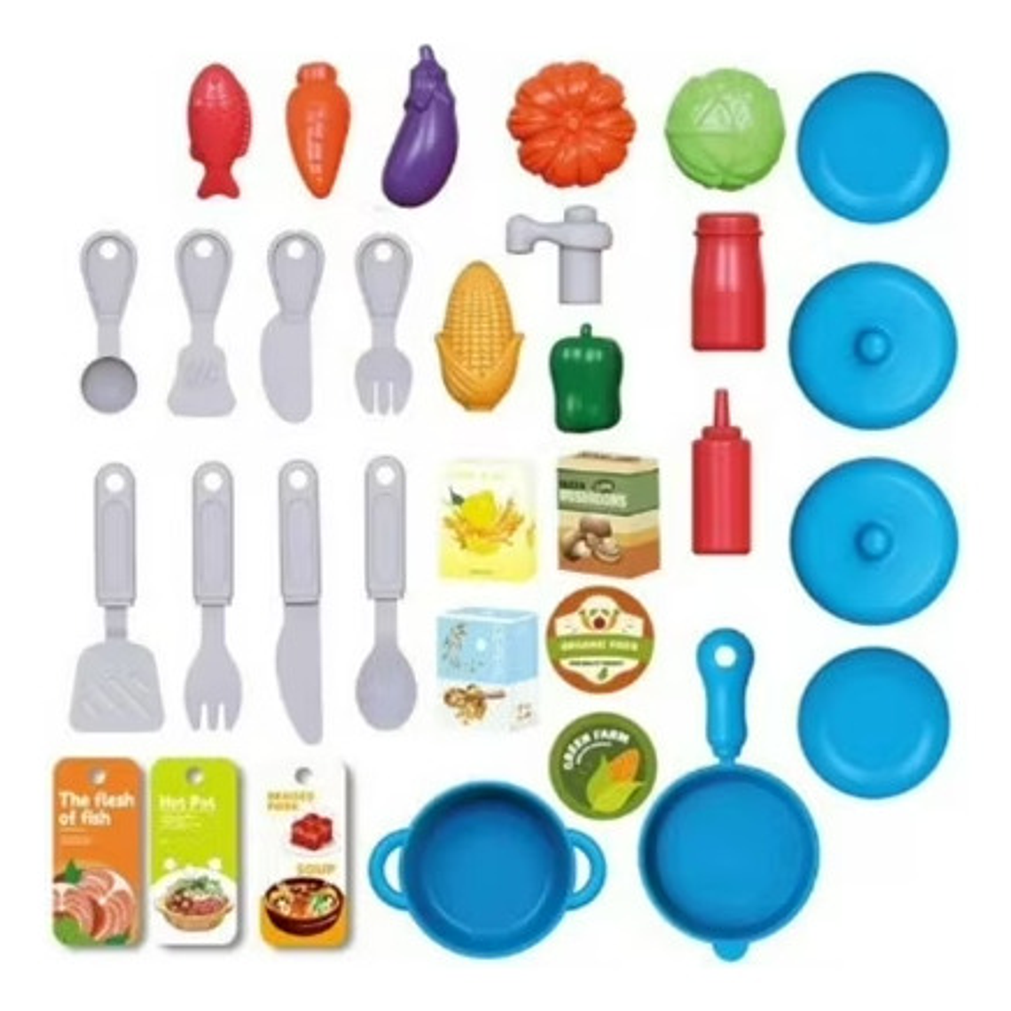 Set De Cocina Juguete Para Niños 46pcs 2