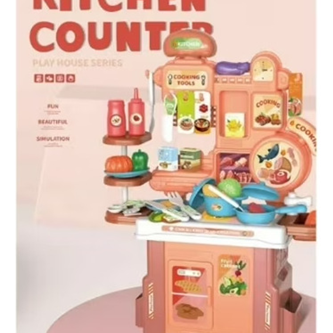 Set De Cocina Juguete Para Niños 46pcs 3