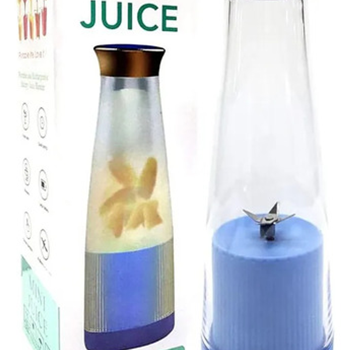 Mini Juguera Personal Batidora Portátil Inalámbrica Usb 1