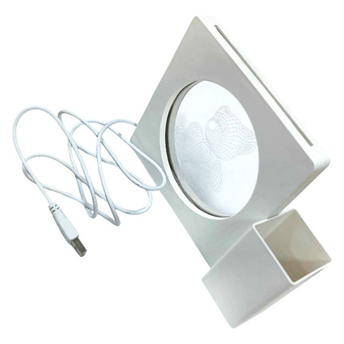 Organizador De Escritorio Porta Lapices Lampara 5