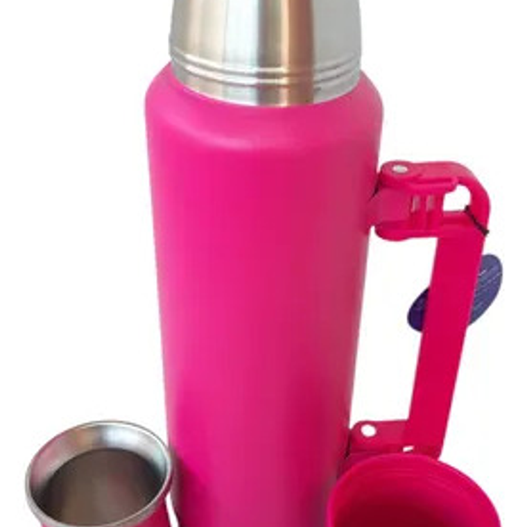 Termo Mate 120ml + Envase 50ml Bombilla Acero Inoxidable 2