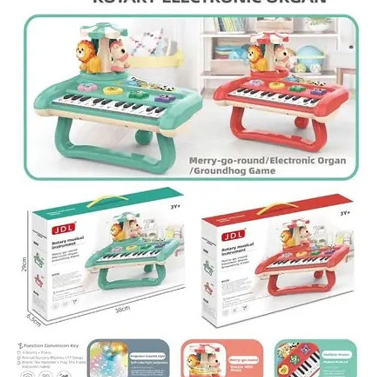 Piano Musical Bebes Instrumento Juguete Para Niños 3