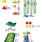 Juego De Mini Golf 17 Piezas Para Niños - Miniatura 3