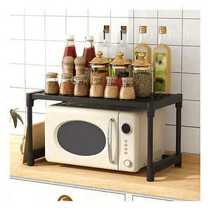 Rack Estante Microondas Organizador Cocina Ahorra Espacio
