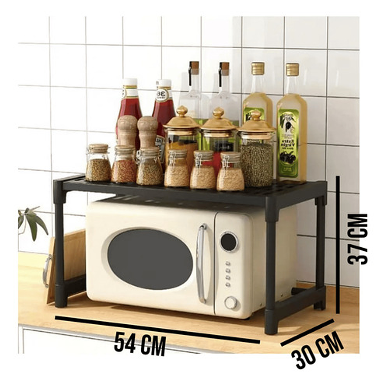 Rack Estante Microondas Organizador Cocina Ahorra Espacio 2