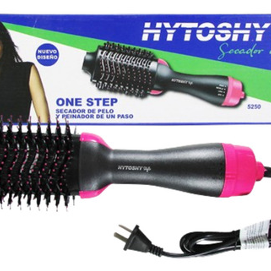 Cepillo Cabello Electrico Cepillo Secador Peine 2 En 1 3