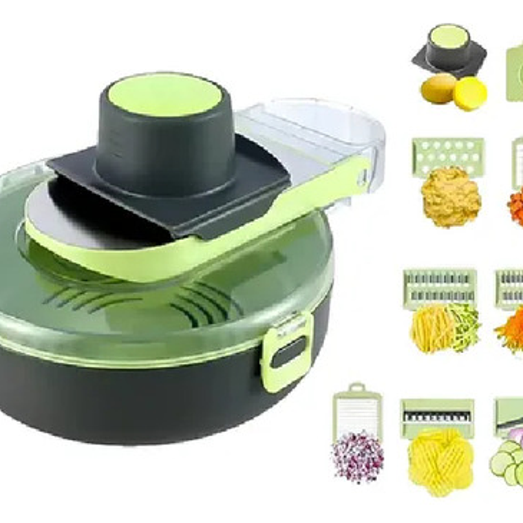 Cortador De Verduras Multifuncional Manual 9 En 1 1