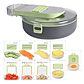 Cortador De Verduras Multifuncional Manual 9 En 1 - Miniatura 3
