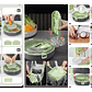 Cortador De Verduras Multifuncional Manual 9 En 1 - Miniatura 4