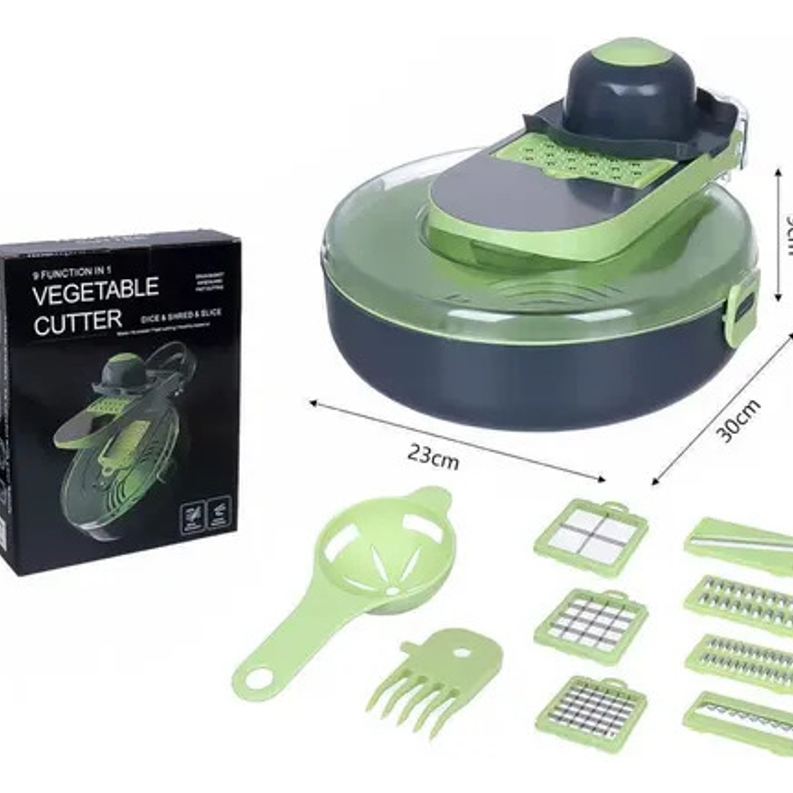 Cortador De Verduras Multifuncional Manual 9 En 1 5