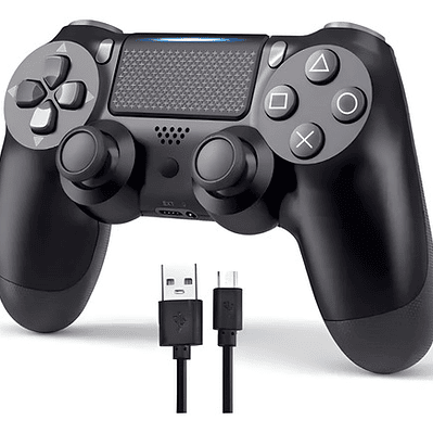 Control Inalámbrico Compatible Con Ps4 Color Negro