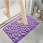 Set De Baño Lila 3 Piezas Tapa Cotina Alfombra - Miniatura 2