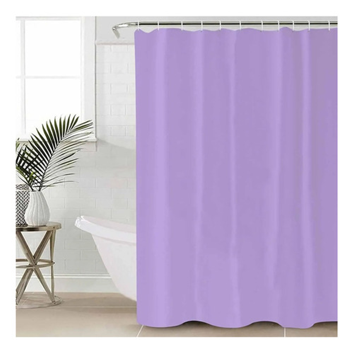 Set De Baño Lila 3 Piezas Tapa Cotina Alfombra 3