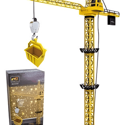 Mega Grua Eléctrica De Juguete Alámbrico 128cm Control