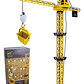 Mega Grua Eléctrica De Juguete Alámbrico 128cm Control - Miniatura 1