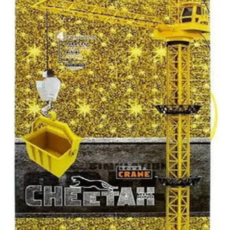 Mega Grua Eléctrica De Juguete Alámbrico 128cm Control 4