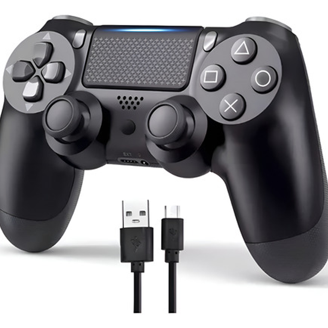 Control Inalámbrico Compatible Con Ps4 Color Negro 1