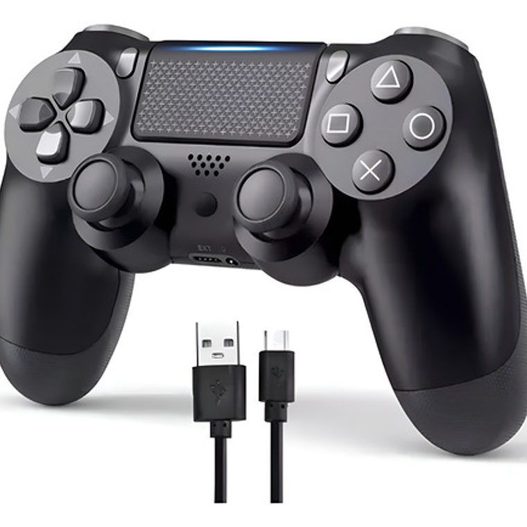 Control Inalámbrico Compatible Con Ps4 Color Negro 1