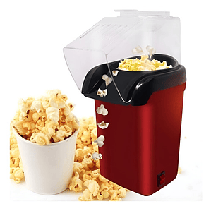 Maquina Cabritas Popcorn 1200w 3 Minutos Libre De Aceite Rojo