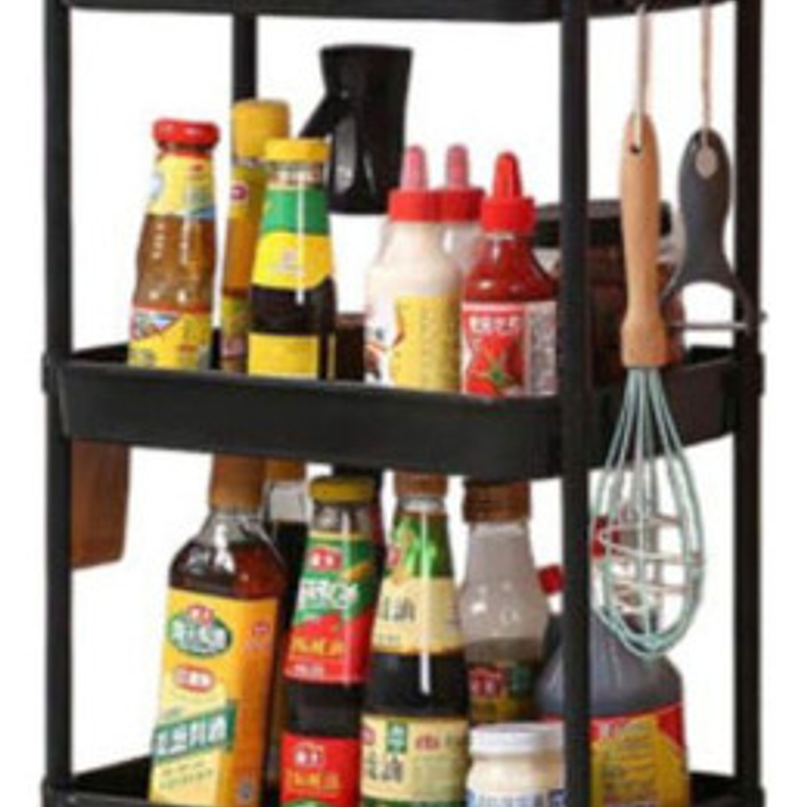 Carrito Organizador Multifuncional 3 Niveles Con Ruedas 2