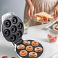 Máquina Mini Donas Antiadherente 7 Donas Blancas 1200w Compacta White-eu-220v - Miniatura 2