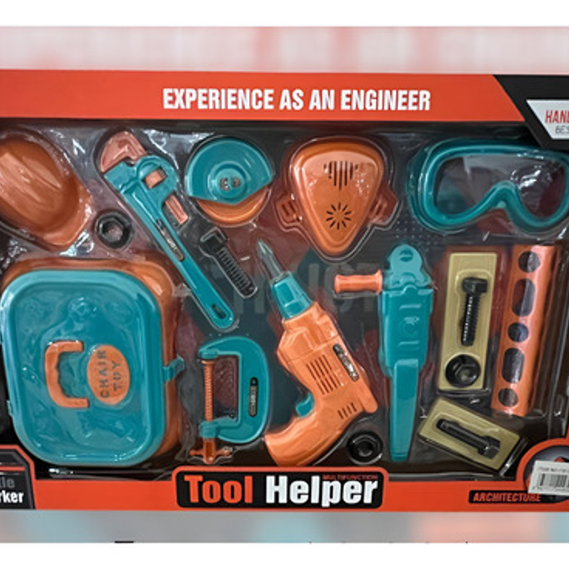 Set De Herramientas De Juguete Kit Construcción Para Niños 1