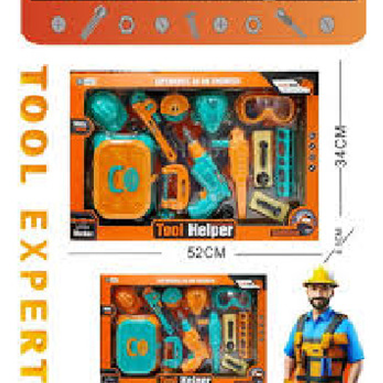 Set De Herramientas De Juguete Kit Construcción Para Niños 2