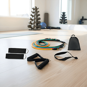 Set Banda Elástica Resistencia Sport Fast 11 Piezas Ejercicio