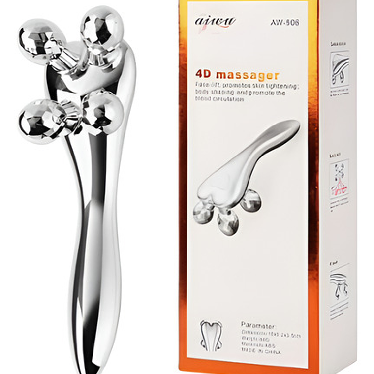 Rodillo De Masaje Facial 4d Multifuncional Circulación 1