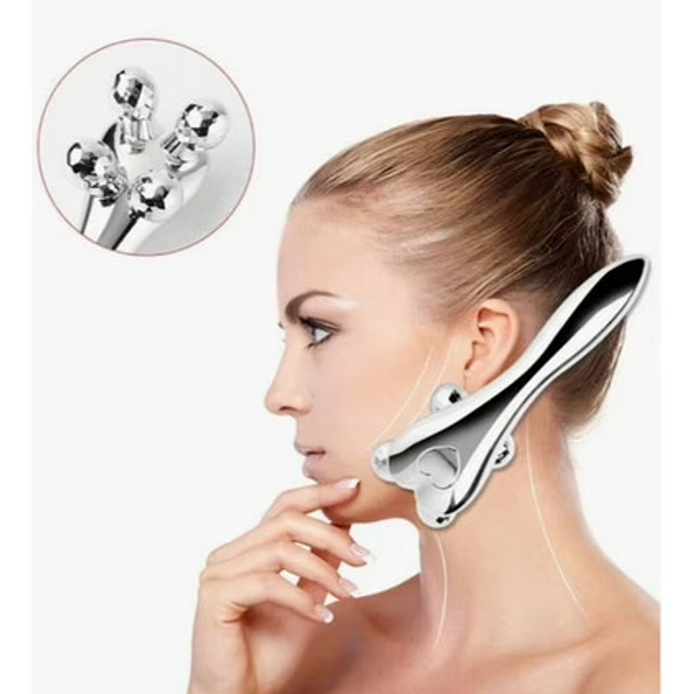 Rodillo De Masaje Facial 4d Multifuncional Circulación 2