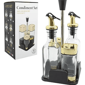 Set Organizador Condimentos Aceite Vinagre