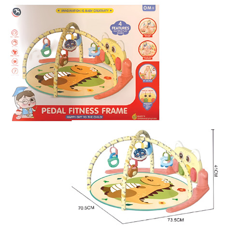 Gimnasio Para Bebé Alfombra Piano Musical Estimulante 1