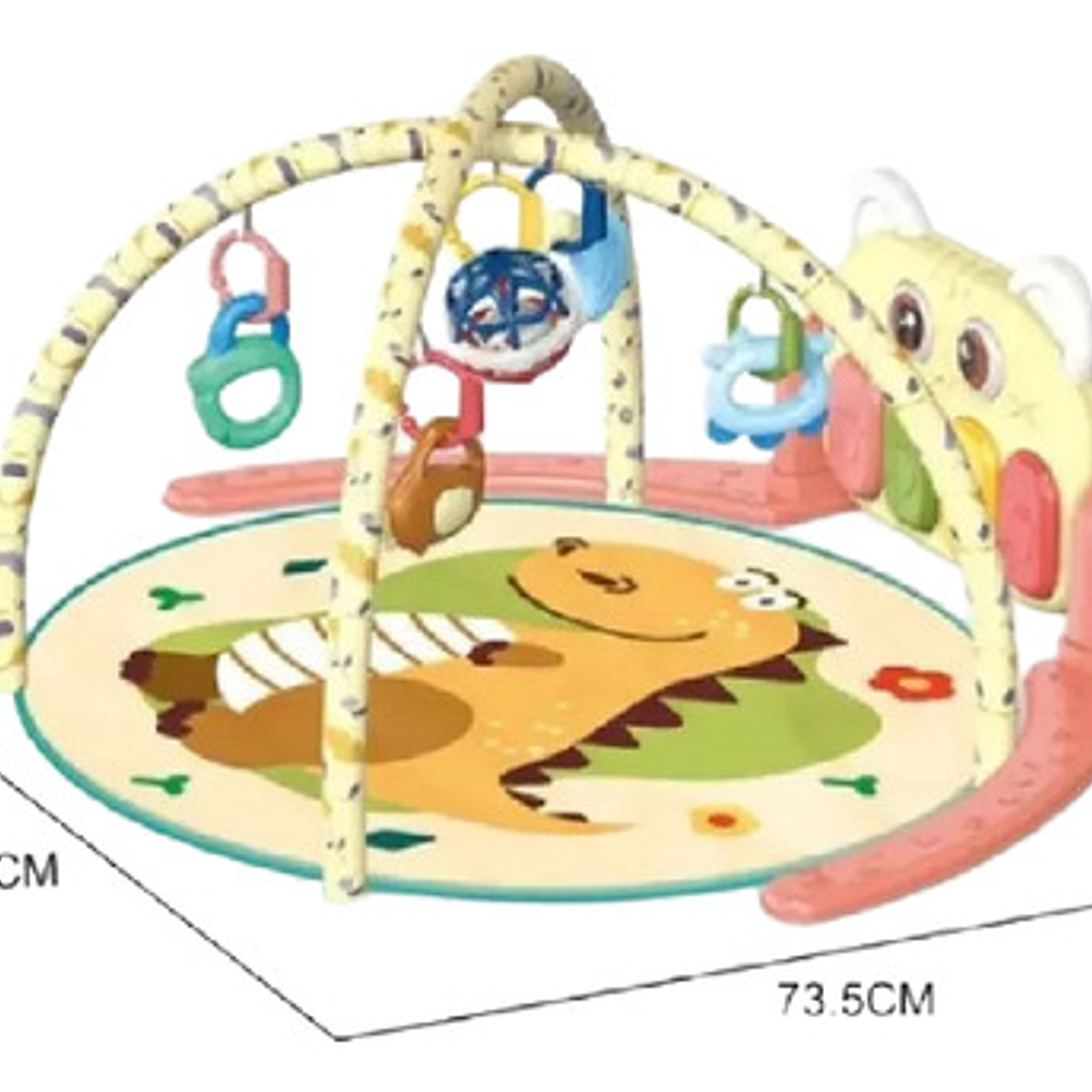 Gimnasio Para Bebé Alfombra Piano Musical Estimulante 2