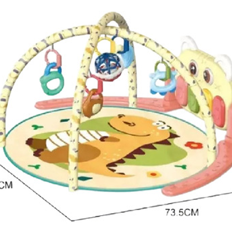 Gimnasio Para Bebé Alfombra Piano Musical Estimulante 2