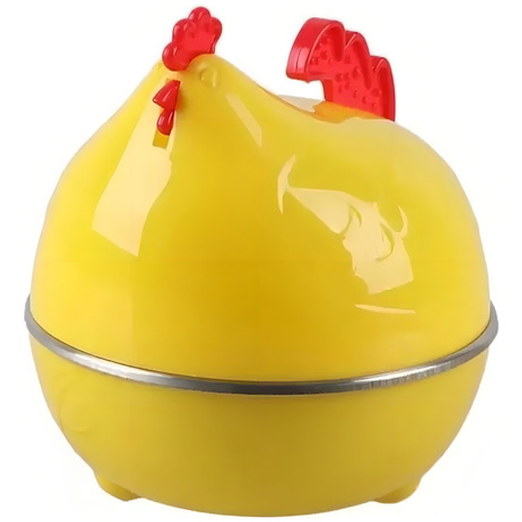 Gallina Cocedora De Huevos Al Vapor 7 Unidades Color Amarillo 3